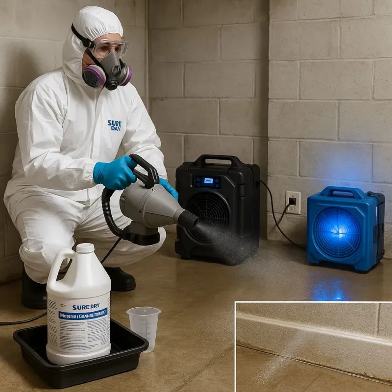 Sanitization and Odor Removal process in Bressler, PA