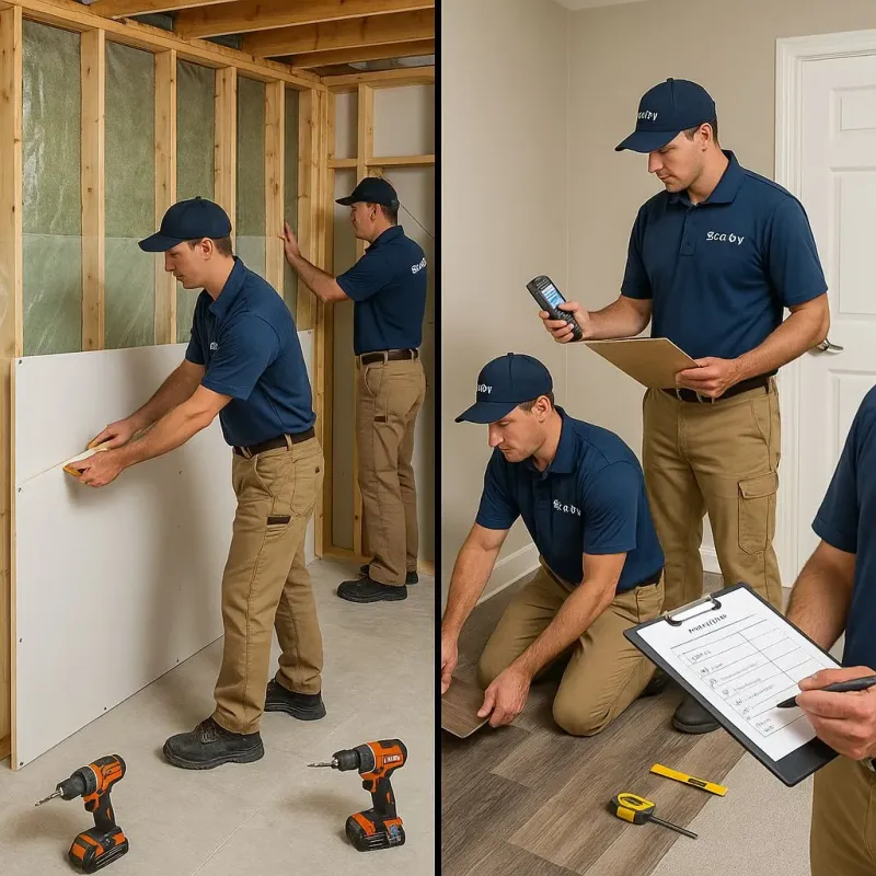 Repairs and Reconstruction process in Bressler, PA