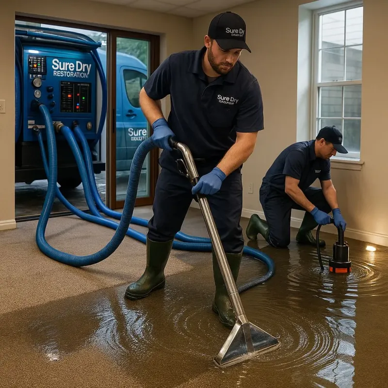 Water Extraction and Removal process in Bressler, PA